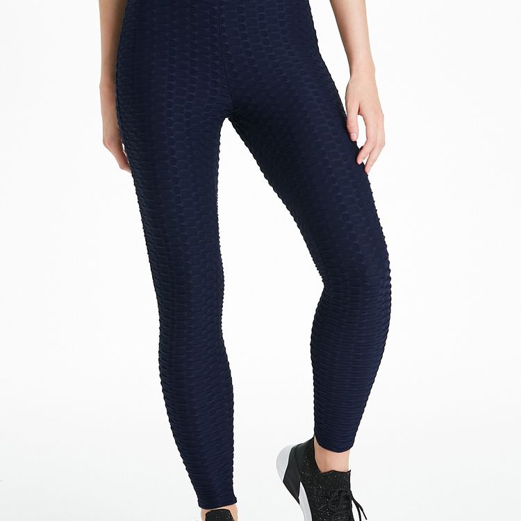 Souluxe Navy Honeycomb Gym Leggings, Brand : Matalan, Color: Blue, Size: 12